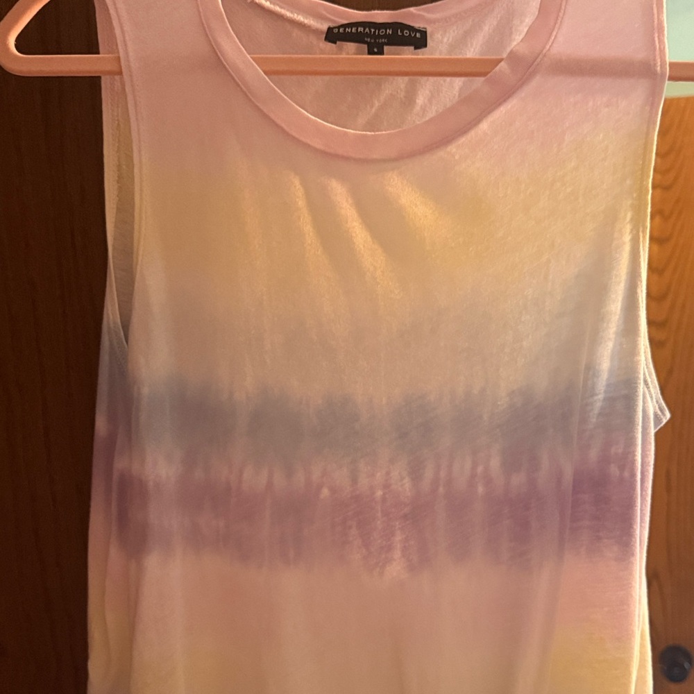 Generation Love Soft Tie Dye Tank size small